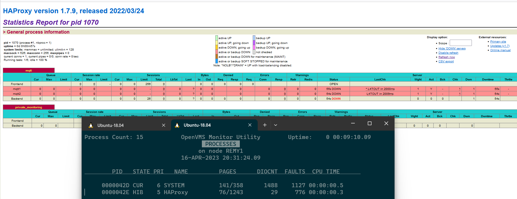 haproxy stats