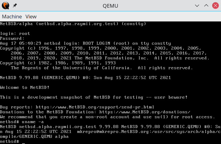 screenshot netbsd