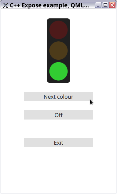single traffic light