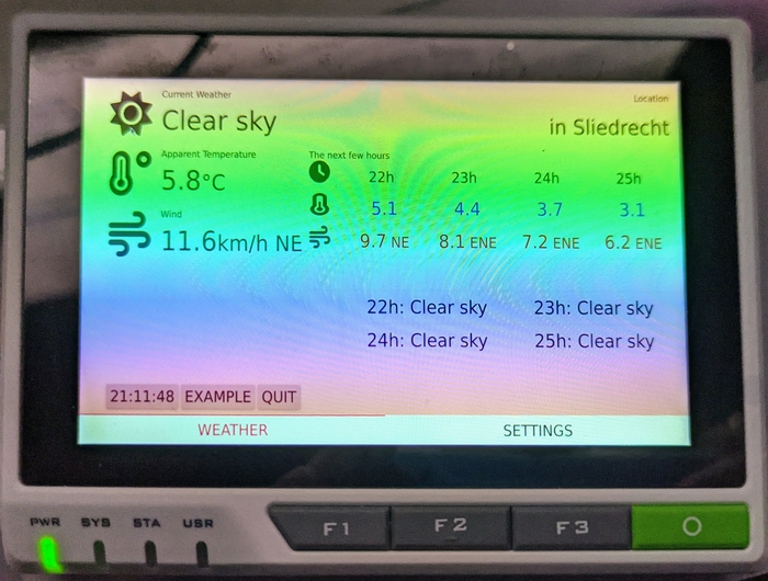 Finished WeatherTerminal